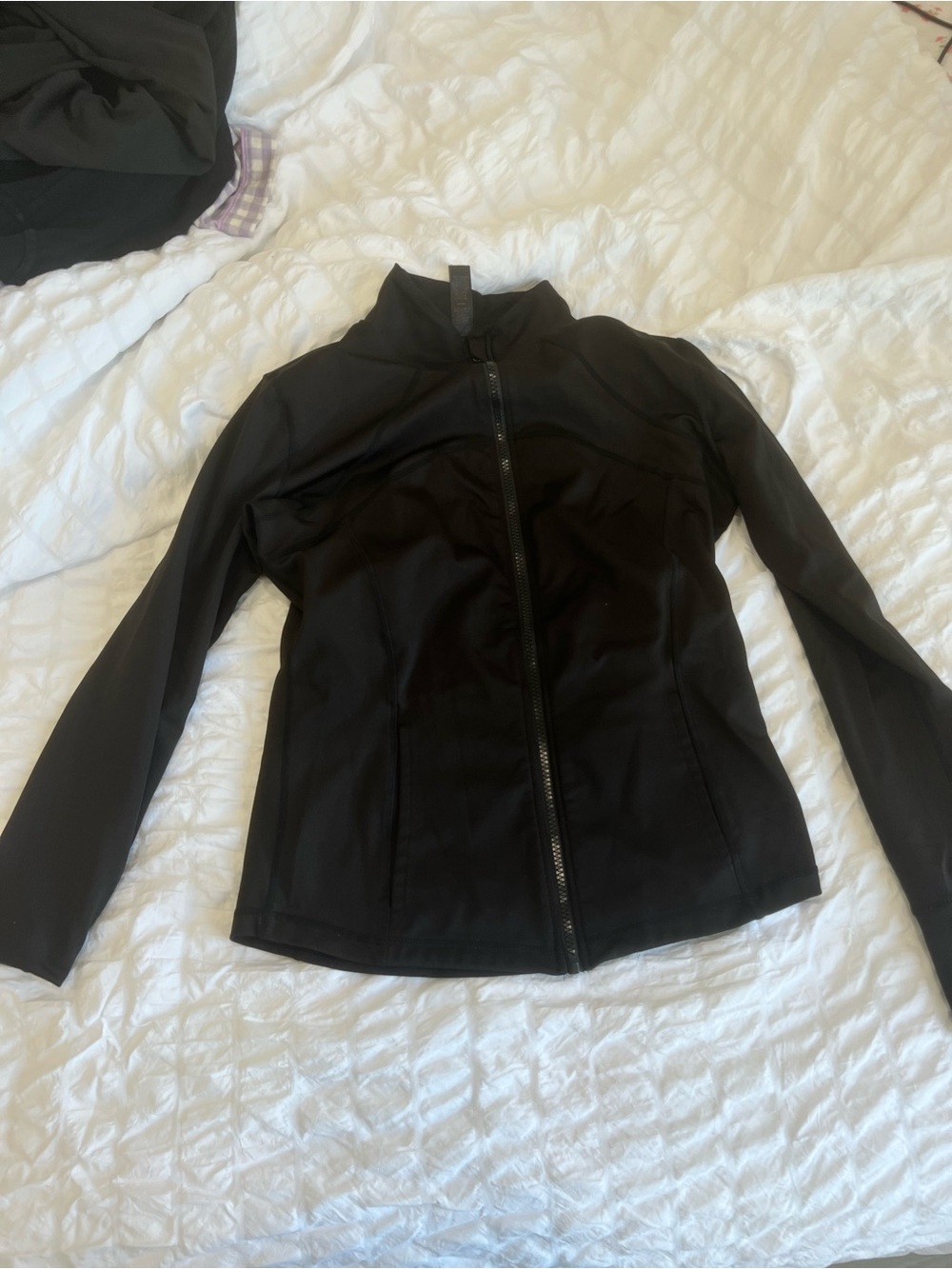 Source Unknown Women’s Black Full-Zip Bomber Jacket